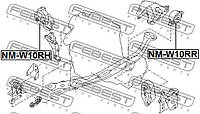 Опора двигателя / КПП NISSAN PRIMERA (W10) 1990-1998 г.