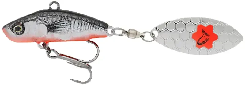 Тейл-спіннер Savage Gear 3D Sticklebait Tailspin 80mm 18.0 g Black Red
