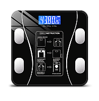 Напольные весы для анализа тела, Умные электронные фитнес весы с приложением Bluetooth до 180 кг