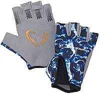 Перчатки Savage Gear Marine Half Glove L Sea Blue
