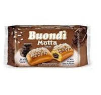 Тістечка Motta з Італії з какао-начинкою, упаковка 6 шт. 258 g
