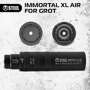 Глушник STEEL IMMORTAL XL AIR 5.56 for Grot, саундмодератор для Grot, фото 3
