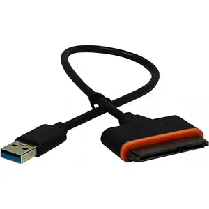 Перехідник Frime FHA302003 USB 3.0 (тато) - SATA III (тато) Black