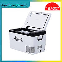 Портативный автохолодильник компрессорный Alpicool K25 Охолодження до -20 (Туристичні холодильники)