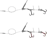 Оснастка Savage Gear Linethru Corkscrew Rig 2x#1/0 45cm 31kg (2 шт/уп.)