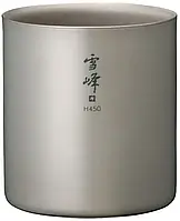 Кружка Snow Peak TW - 122 Titanium Double Wall Stacking Mug 450ml