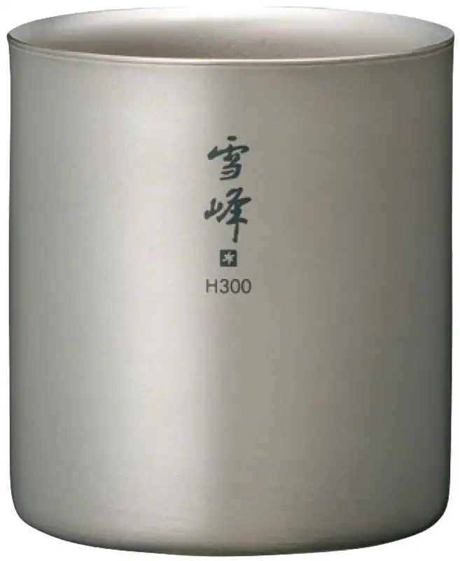 Кружка Snow Peak TW - 123 Titanium Double Wall Stacking Mug 300ml, фото 1
