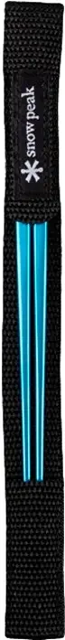 Японські палички Snow Peak SCT-115-BL Titanium Chopsticks колір blue, фото 1