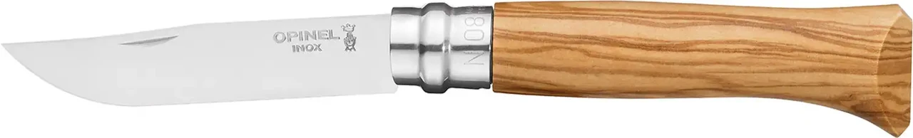 Ніж Opinel №8 VRI, олива, упаковка