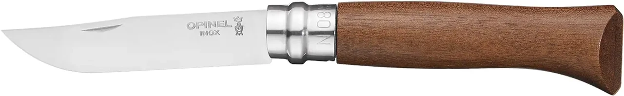 Ніж Opinel №8 VRI, горіх, упаковка
