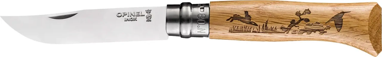 Ніж Opinel №8 VRI "заєць", дуб