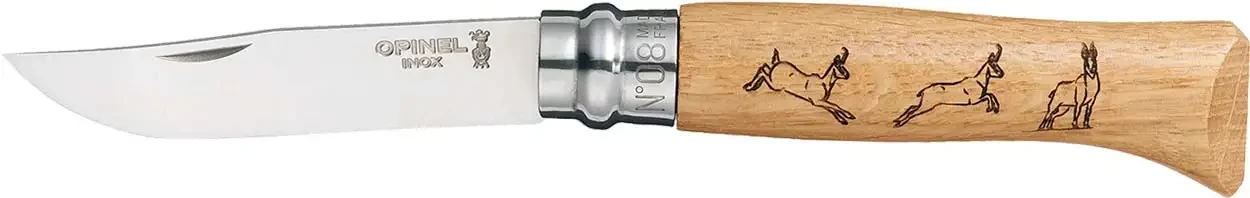 Ніж Opinel №8 VRI "Сарна", дуб