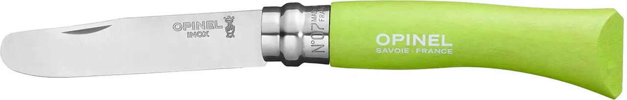 Ніж Opinel №7 "My First Opinel" колір салатовий