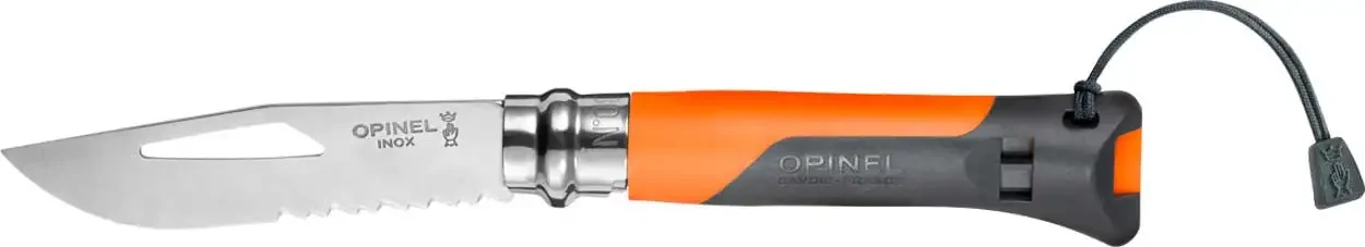 Ніж Opinel №8 Outdoor колір помаранчевий