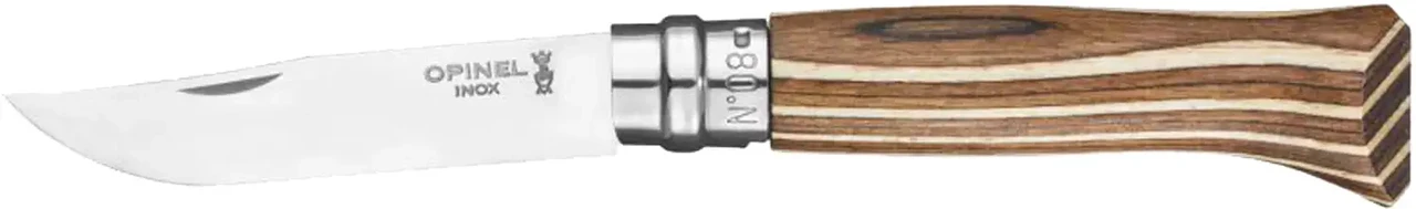Ніж Opinel №8 VRI Laminated, колір коричневий