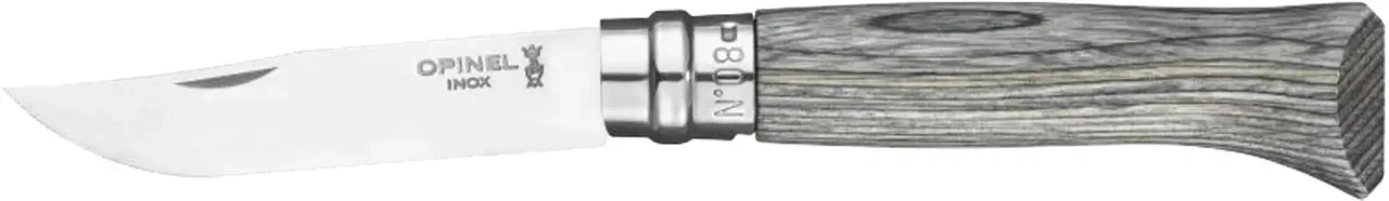 Ніж Opinel №8 VRI Laminated, колір Сірий