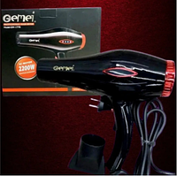Фен для волос профессиональный, Gemei GM 1770 2200 Вт фен стайлер для волос, фен для сушки волос new
