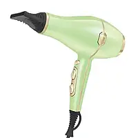 Фен стайлер для волос профессиональный, ENZO EN-6006 фен с ионизацией для укладки и сушки волос Зеленый new