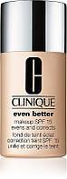 УЦЕНКА Тональный крем Clinique Even Better Makeup Spf15 * CN 40 - Cream Chamois (1160992)