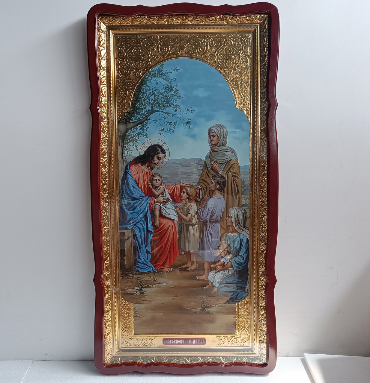 Ікона Спасителя «Благословення дітей» 120х60см, фото 1