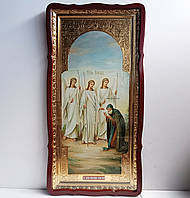 Икона преподобного Александра Свирского 120х60см