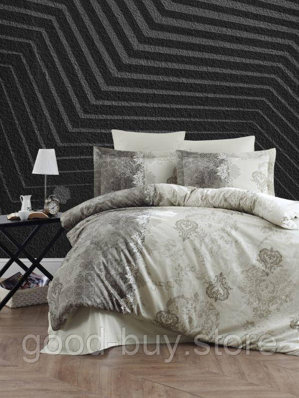 First Choice Lona dark green постільна білизна сатин евро 200х220