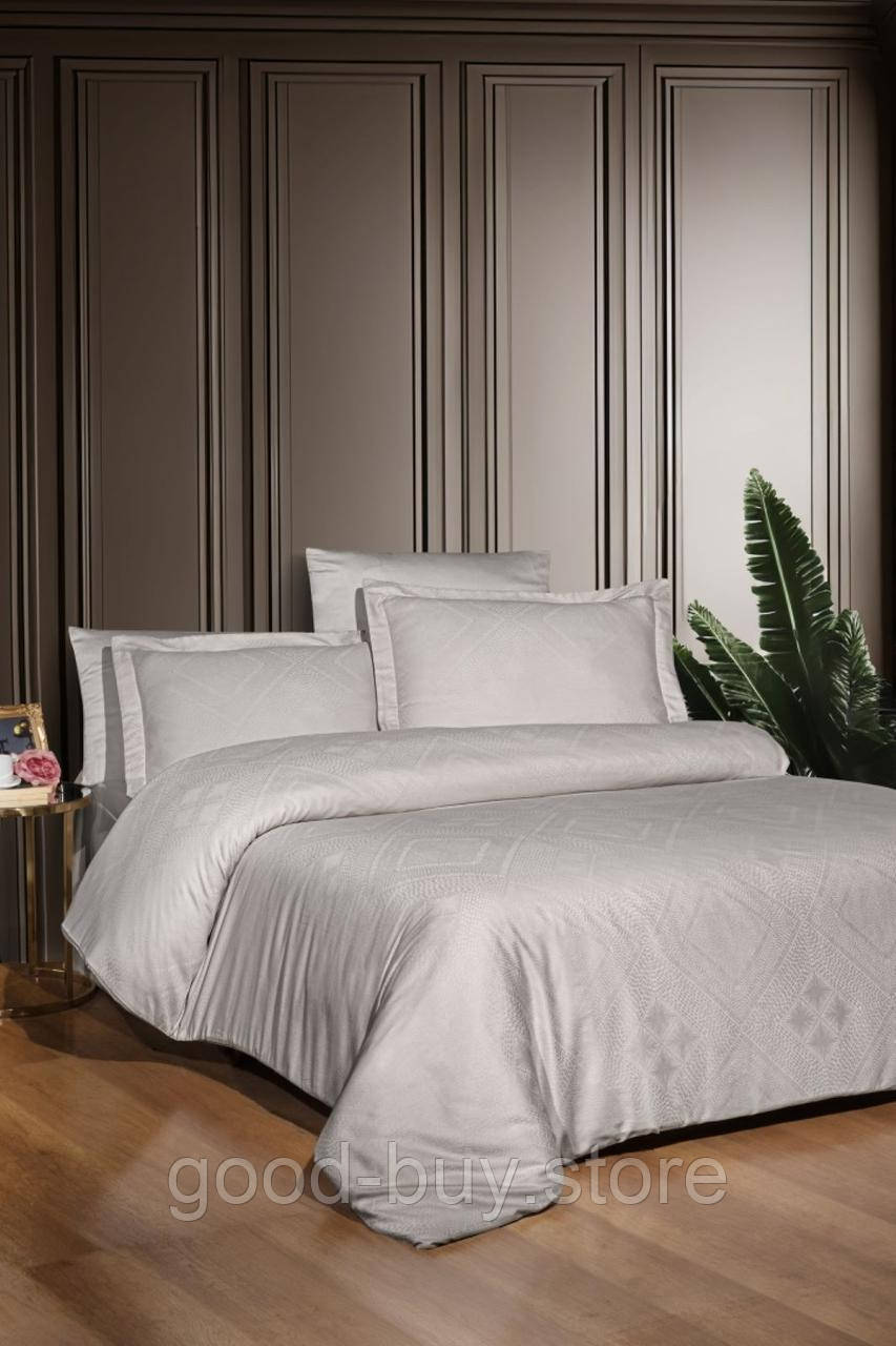 First Choice Etnic Beige постільна білизна сатин-жаккард євро 200х220 Туреччина