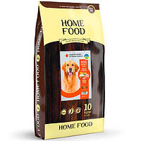 Сухой корм для здоровой кожи и блеска шерсти у собак крупных пород Home Food Healthy Skin And Shiny Coat с
