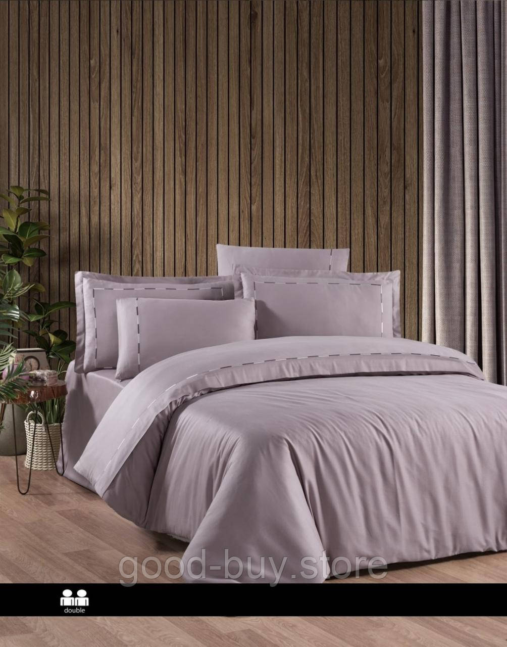 First choice Claudio Lavender VIP сатин постільна білизна евро 200х220