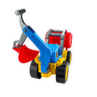 Игрушечный трактор-экскаватор Technok Toys 3671 подвижный ковш пластик 50 см разноцветный