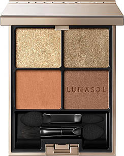 Kanebo LUNASOL Eye Coloration палетка тіней #18 Сепія Бурштиновий, 6,7г.