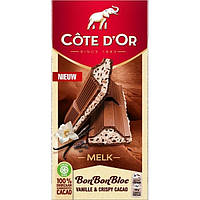 Шоколад Cote D'Or Lait Bob Bon Bloc Vanille Crispy Cacao 192g