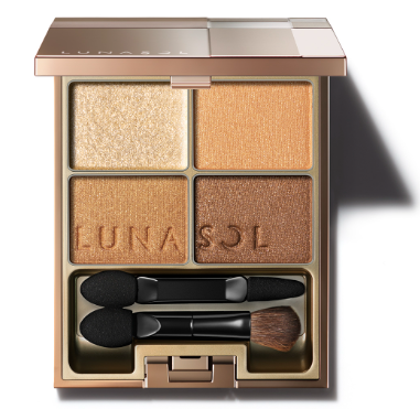 Kanebo LUNASOL Skin Modeling Eyes 02 Бежево-оранжеві тіні для повік, 6,7 г, фото 1