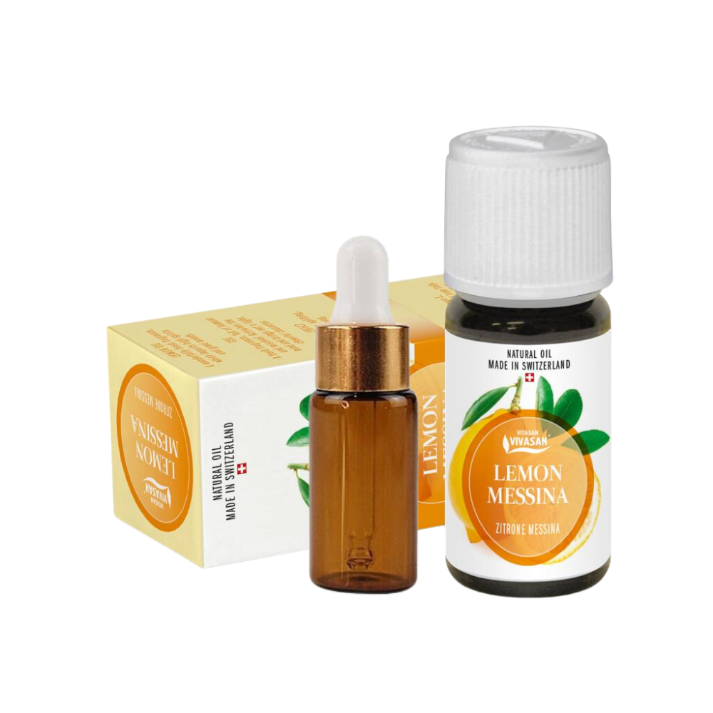 Натуральна ефірна олія Лимон 5мл Вівасан Швейцарія Lemon Messina Vivasan Switzerland