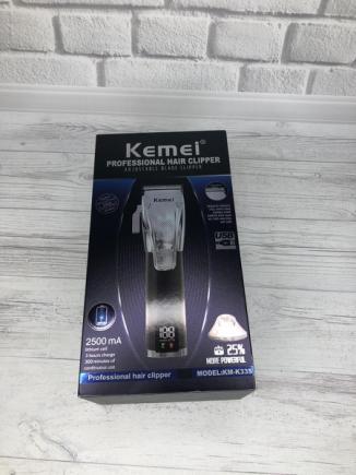 Машинка для стрижки волосся Kemei KM-33S (акумуляторна), фото 1