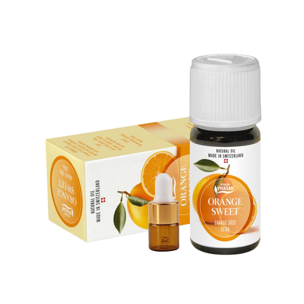 Натуральна ефірна олія Апельсин 1мл пробник Вівасан Швейцарія Vivasan Orange Oil Switzerland