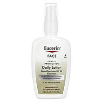 Eucerin, ежедневный солнцезащитный лосьон для лица, SPF 30, без отдушки, 118 мл
