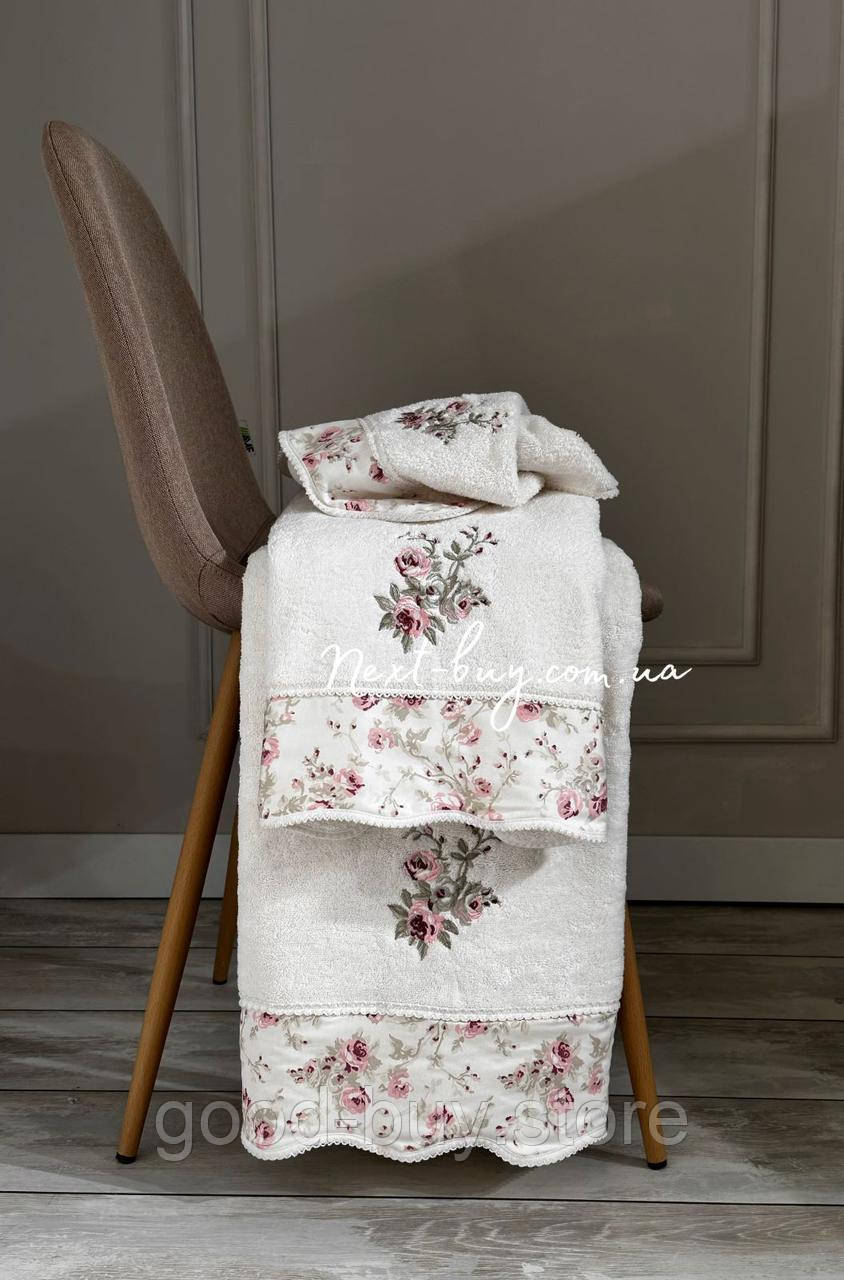 Набір махрових рушників Maison Dor Lady Roses ecru 3шт.