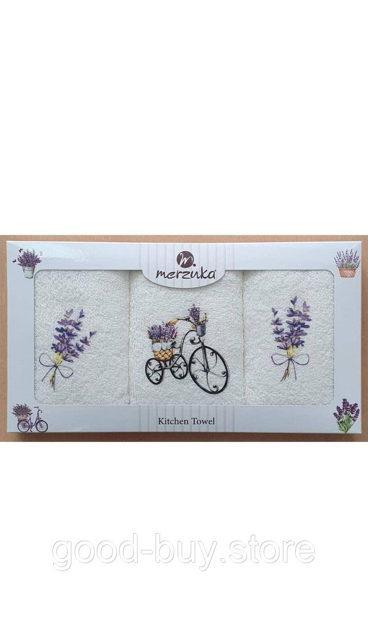 Набір кухонних рушників Merzuka Sprigs of lavender 3шт. 30х50см