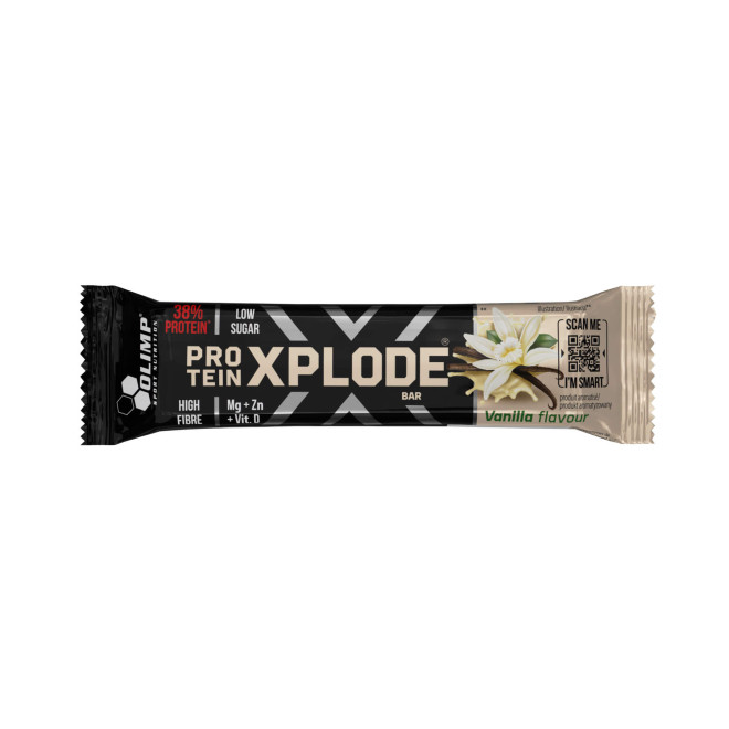 Високопротеїновий батончик Olimp Protein Xplode bar (ваніль) 25 x 40 g, фото 1
