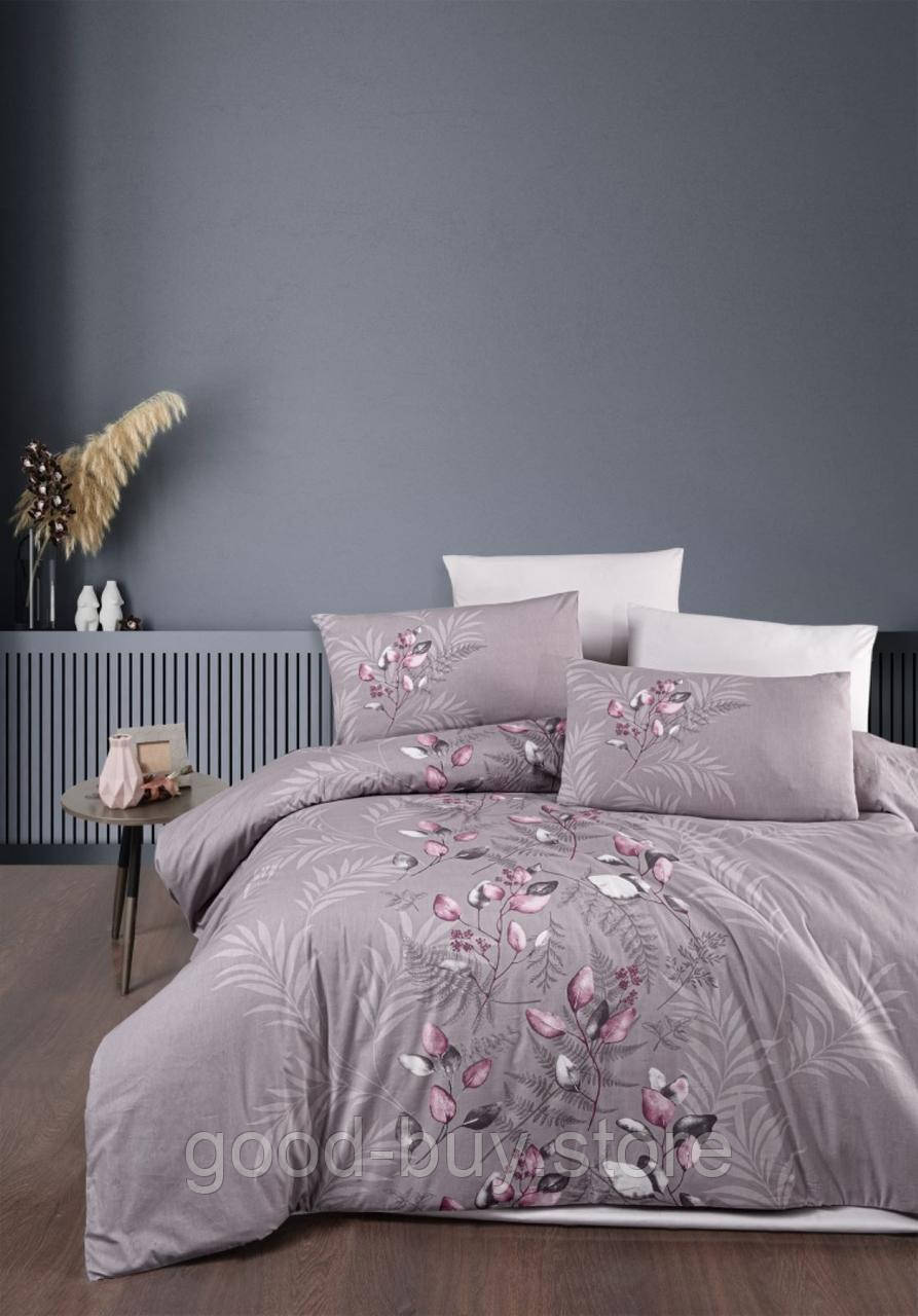 First Сhoice Hardy Violet постільна білизна ранфорс сімейна 160х220х2