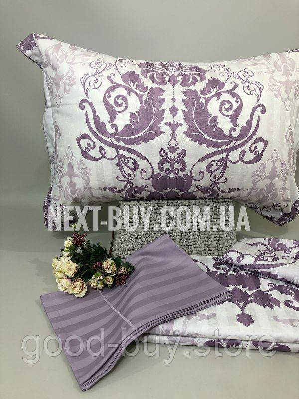 Maison Dor Clair Lilac постільна білизна євро сатин жаккард