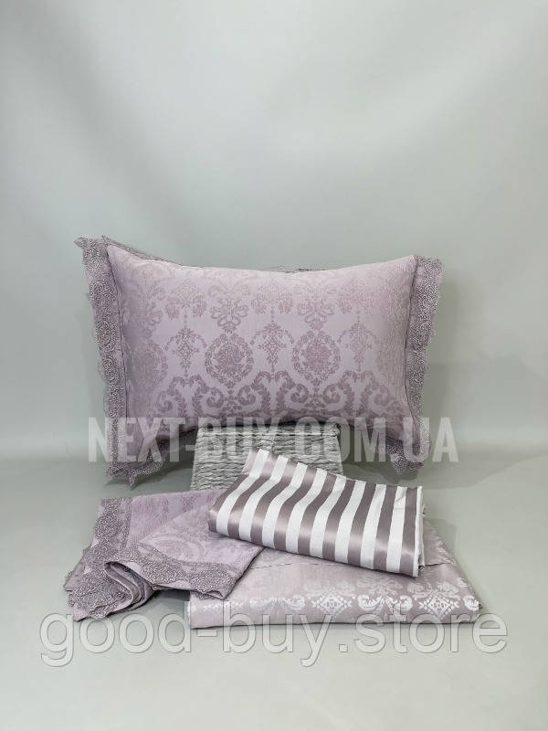 Maison D&#039;or Mirabella Bedcover set lilac набір постільної білизни з покривалом і наволочками 200x220см