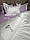 Maison D&#039;or Lavander Embrodery lilac постільна білизна євро 200х220 сатин з вишивкою, фото 5