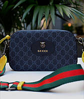 Женская сумочка из экокожи звучащие сумка синяя Gucci Gucci Эко кожа BuyIT Жіноча сумочка з екошкіри гучі