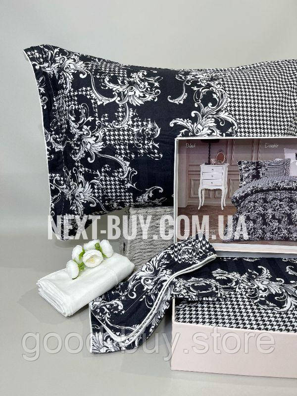 Maison Dor Black постільна білизна 200x220см сатин