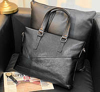 Мужской женский бизнес портфель сумка для документов формат А4 черный, мужская сумка для ноутбука BuyIT