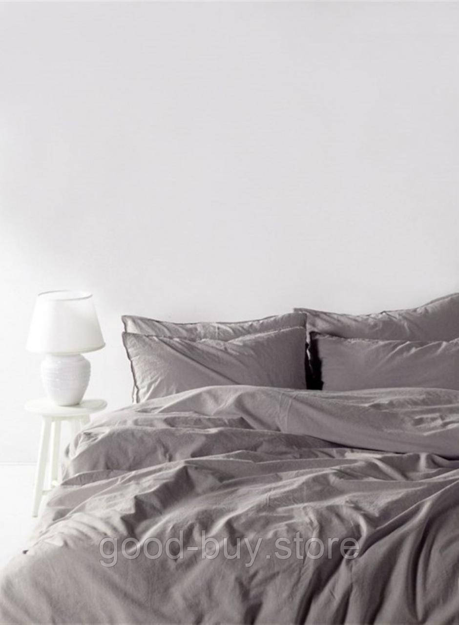 Постільна білизна Limasso Standart Opal Grey 200x220 з вареної бавовни