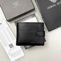 Мужской кошелек брендовый кошелек Armani LUX BuyIT Чоловічий брендовий гаманець армані кошельок Armani LUX