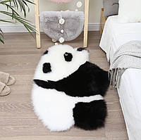 Коврик прикроватный 90х60 см меховый Панда